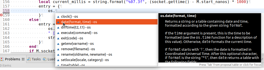 Exasol loves Lua (part 1) - how to use Eclipse IDE support for writing Lua